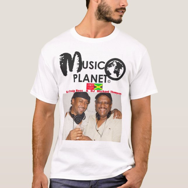 MÚSICA PLANET CRAIG & MIKEY Men's Basic T-Shirt (Frente)