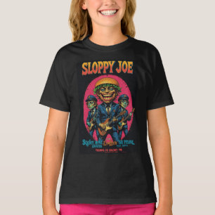 Música Pop de Concertos Camisa Infantil Sloppy Joe