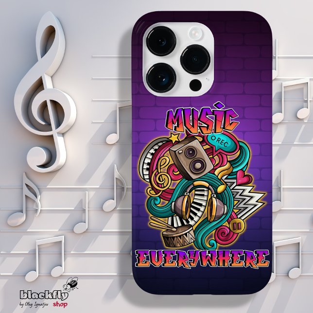Música por todo o grafite (Criador carregado)