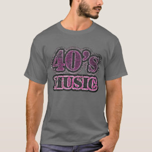 Música Vintage da década de 40 - T-Shirt