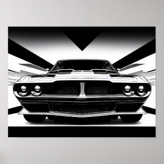 Musical Car Art Impressão
