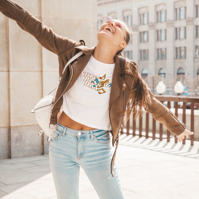 Musical Notes Sunday the Best Day T-Shirt (Criador carregado)