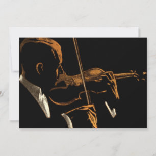 Músico Antigo, Violinista Tocando Música de Violin