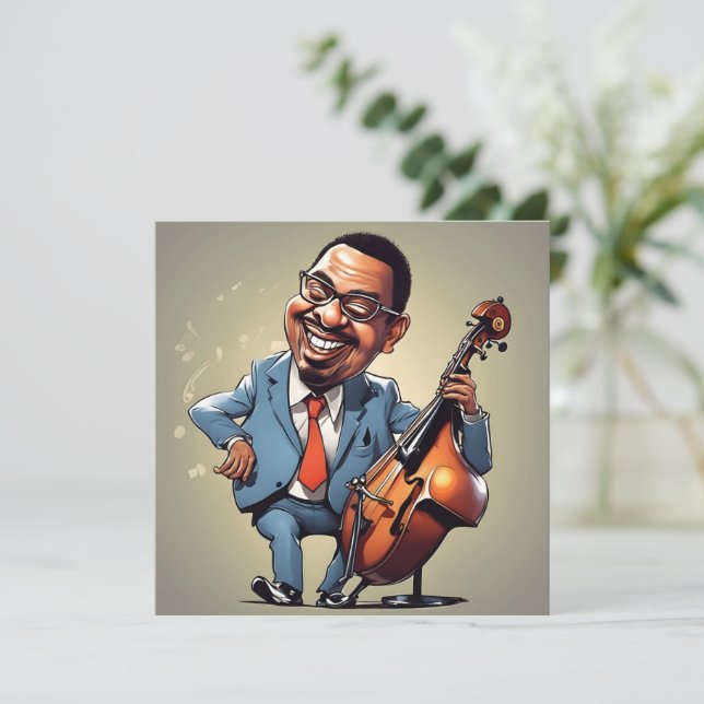 músicos do jazz (Em pé/Frente)