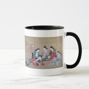 Músicos japoneses do século XVII Mugs e Canecas