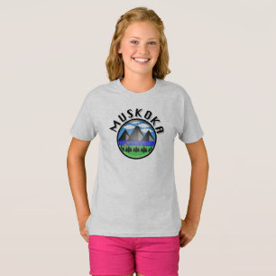 Muskoka Design (Versão 2) - Camisa T Básica Para R