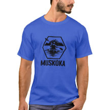 Muskoka Ontario Kayaker - Camisa Escura Básica