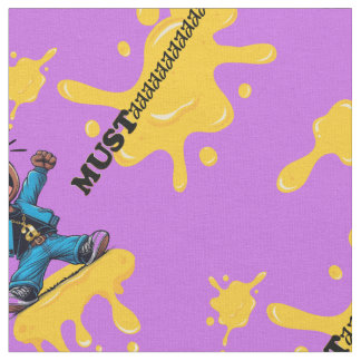 Mustaaaard Purple Cotton Tecido pelo pátio