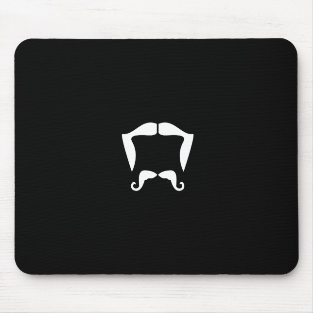 Mustache Mousepad (Frente)