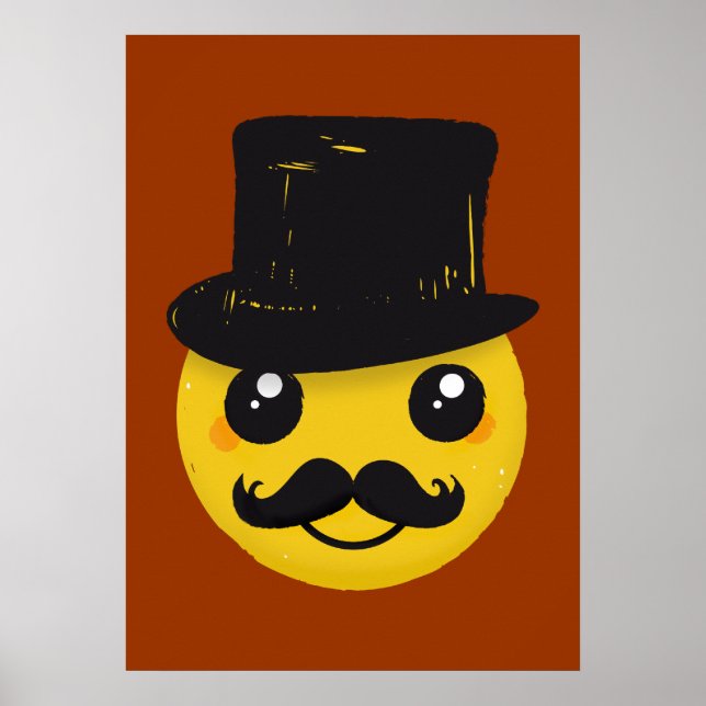 Mustache poster (Frente)