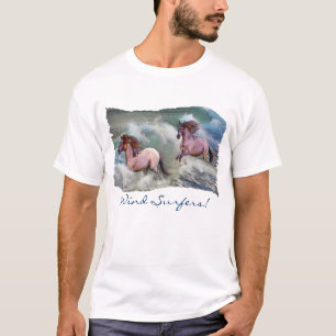 Mustang espanhóis & camisa Vento-surfando do