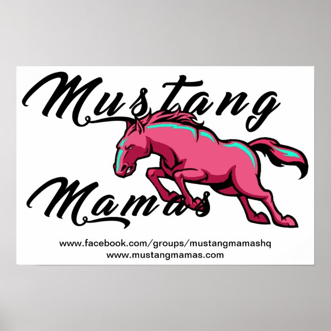 Mustang Mamas Poster (Frente)