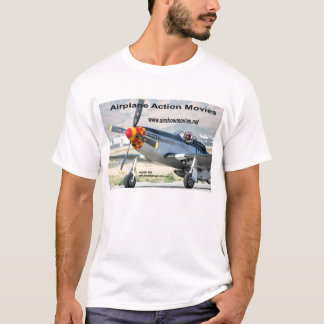 Mustang P-51 & t-shirt dos homens zero do japonês
