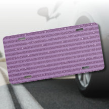 Muted Mulberry Glitter Style Horizontal Stripes