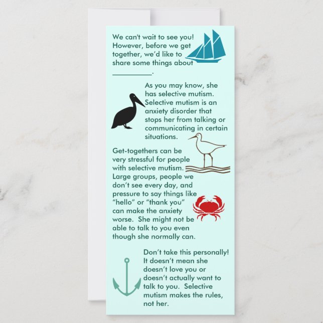 Mutismo Seletivo Juntar Placa Plana Rapariga (Frente)