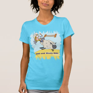 Mutton Bustin Rodeo T-Shirt Tamanho Adulto