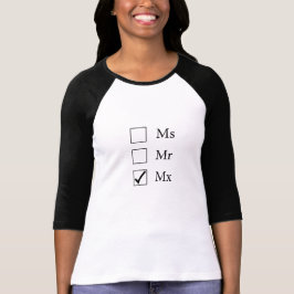 Mx Título (Três Opções) Raglan T-Shirt