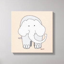 My Elephant Custom 12x12 Canvas Art