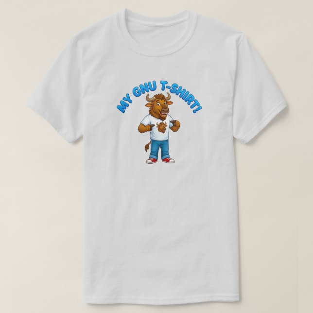 My Gnu t-Shirt (Frente do Design)