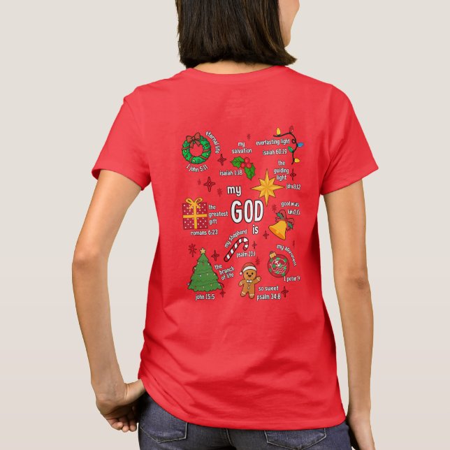 My God Is T-Shirt  (Verso)