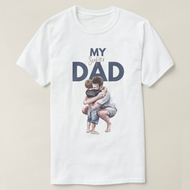 "MY SWISH DAD – Dad love t-shirt for men and women (Frente do Design)