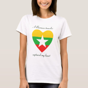 Myanmar Flag Sweetheart - Camiseta