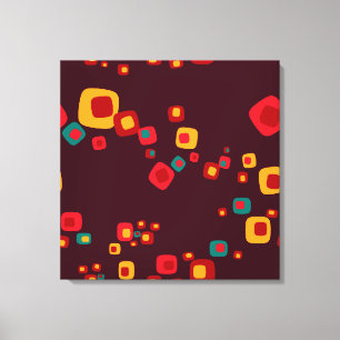 Myriads Vermelhos Uma Canvas
