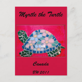 Myrtle a Tartaruga Cartão Postal do Canadá