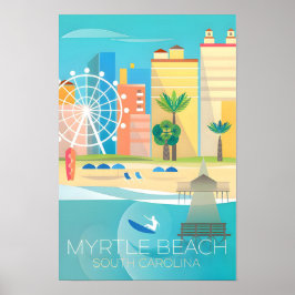 Myrtle Beach, Carolina do Sul Impressão