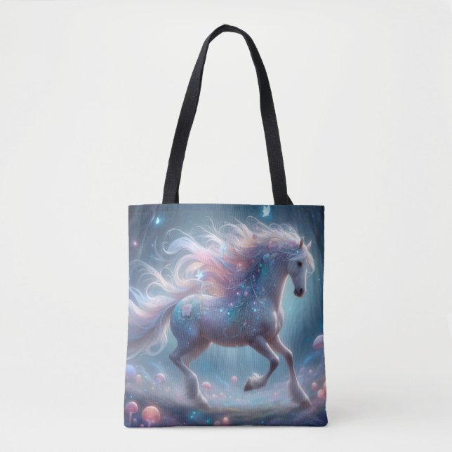 Mystical Enchanted Horse Tote Bag (Frente)
