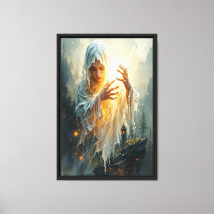 Mystical Forest Spirit Fantasy Canvas Wall Art