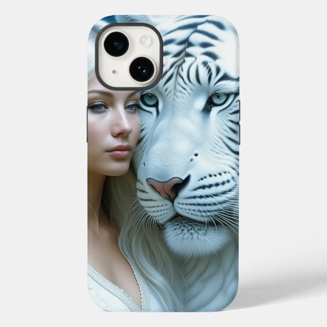 Mystical White Tiger e Mulher (Verso)