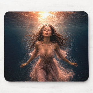 Mystik Woman Mousepad – Galaktisch schön