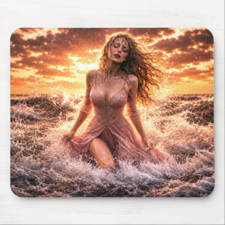 Mystik Woman Mousepad – Galaktisch schön