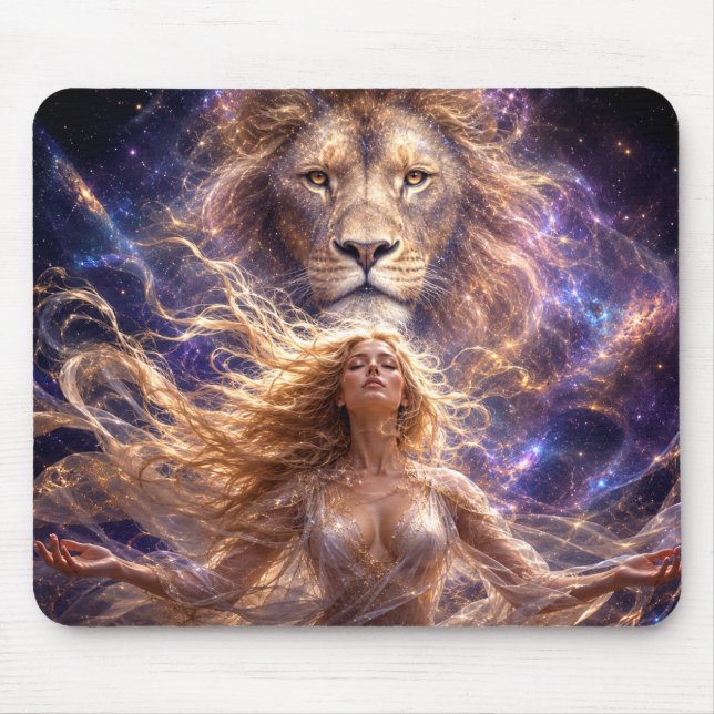 Mystik Woman Mousepad – Galaktisch schön (Frente)
