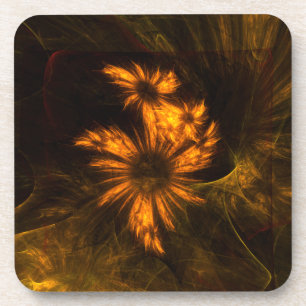 Mystique Garden Abstrato Art Cork Porta copos