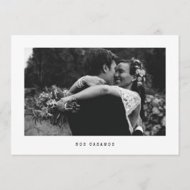 N. Casamos - foto boda anuncio Espanhol