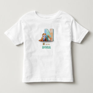 N é para Nora - Camiseta Personalizada para Crianç