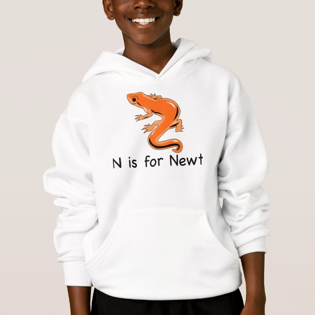 N é para o t-shirt do Newt (Frente)