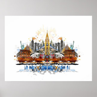 N.Y.C. Impressão de não paragem