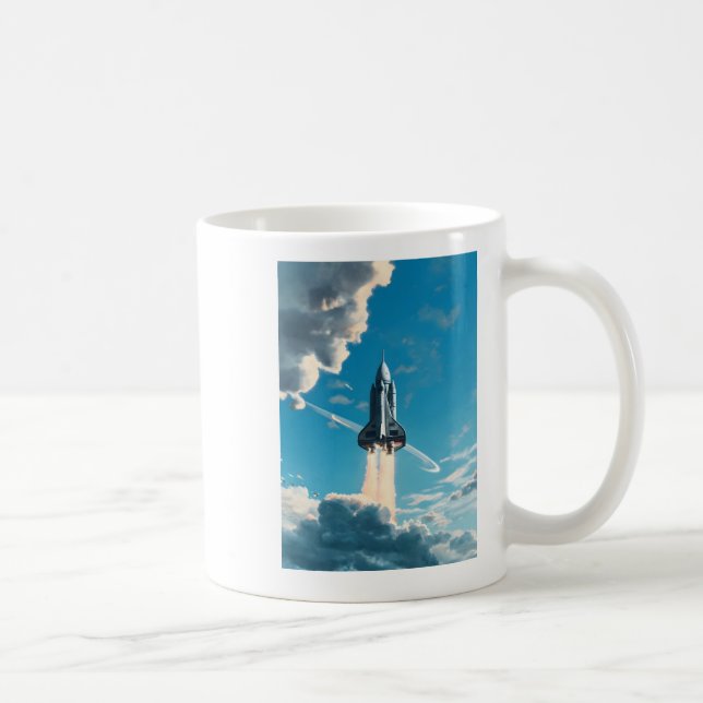 Na caneca azul (Direita)