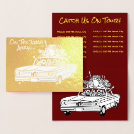 Na Estrada, Novamente Cartão De Folha