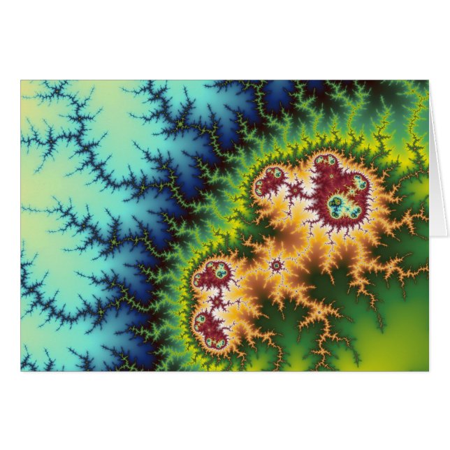 Na Floresta - Cartão Fratural (Frente Horizontal)