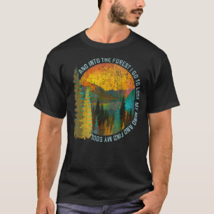 Na Floresta Eu Vou Caminhar Camisa Do Vaso Natural