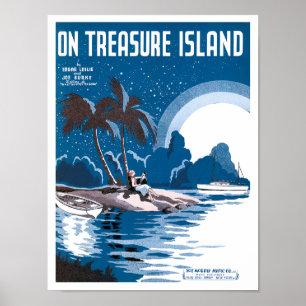 Na Ilha Treasure poster