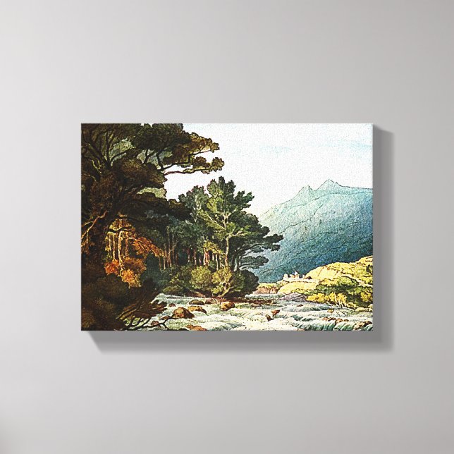 Na Impressão Dart Canvas (Frente)