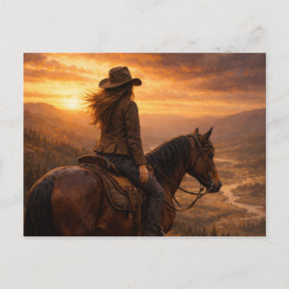 Na Luz | Arte de Cavalo | Cartão Postal