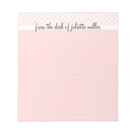 Na Mesa Do Bloco De Notas Vinculado Personalizado,