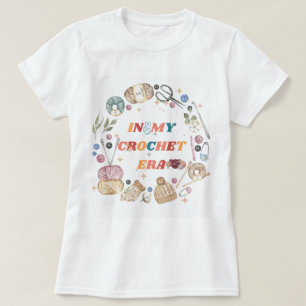 Na minha camisa da Era Crochet, CrAfter Mamãe Dom,