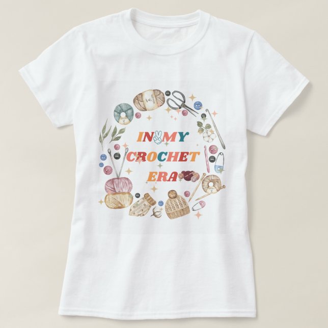 Na minha camisa da Era Crochet, CrAfter Mamãe Dom, (Frente do Design)